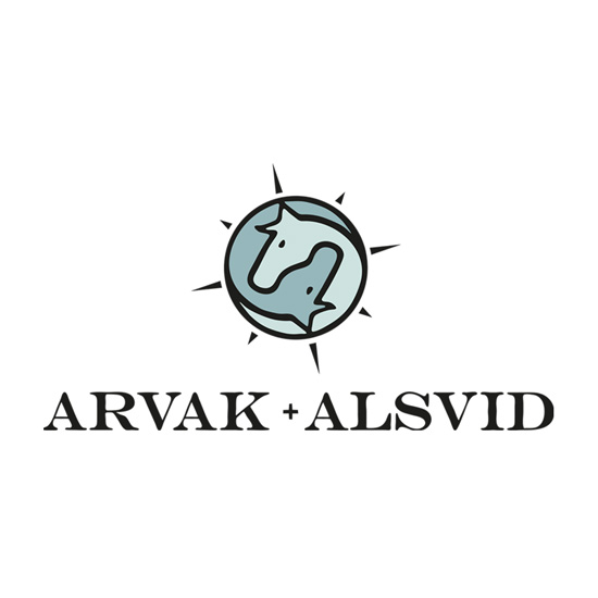 Logotipo de Arvak + Alsvid